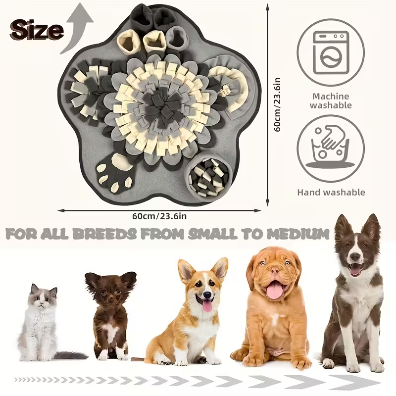 بساط تفاعلية للكلاب من البوليس - مراجعة Snuffle Mat For Dogs وسعره